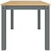 Tavolo Da Pranzo Panama Grigio 160x80x75 Cm Legno Massello Pino - Foto miniatura 4