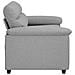 Divano a 2 Posti Grigio Nuvola 120 cm in Tessuto - Foto miniatura 5