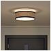 Lampade a Soffitto a Incasso Nere Ø 38 cm Tessuto E27 - Foto miniatura 4