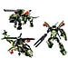 3 In 1 Elicottero Robot Militare 451 Pezzi Set Di Costruzione Trasformabile - Foto miniatura 2