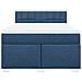 Giroletto a Molle con Materasso Blu 140x200 cm in Tessuto - Foto miniatura 4