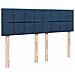 Giroletto a Molle con Materasso Blu 140x200 cm in Tessuto - Foto miniatura 8