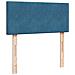 Struttura Letto Pouf con Materasso 80x200 cm Velluto - Foto miniatura 9