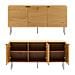 Credenza In Legno A 3 Ante 150cm Stinna - Foto miniatura 9