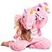 Pigiama Per Bambini Kigurumi Onesie Costume Pegaso Rosa 115-125 Cm - Foto miniatura 4