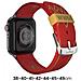 Cinturino Apple Watch 38 / 49mm Wonder Woman 1984 Resistente Al Sudore, Rosso - Foto miniatura 5