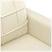 Set di Divani 4 pz con Cuscini Crema in Similpelle - Foto miniatura 9
