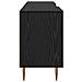 Mobile TV Rovere nero 150 x 30 x 50 cm Legno multistrato - Foto miniatura 7