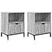 Comodini 2 pcs Grigio sonoma 49 x 36 x 61 cm Legno multistrato - Foto miniatura 1