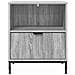 Comodini 2 pcs Grigio sonoma 49 x 36 x 61 cm Legno multistrato - Foto miniatura 5