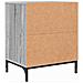 Comodini 2 pcs Grigio sonoma 49 x 36 x 61 cm Legno multistrato - Foto miniatura 7
