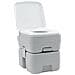 Toilette Portatile per Camping Grigio 41.5 x 36.5 x 42 cm - Foto miniatura 2