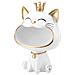 Decorazione Da Interni King Cat Con Grande Sorriso, Bianco - Foto miniatura 4