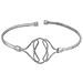 Bracciale ""unique Silver"" Con Fiocco In Argento Sterling 925 - Foto miniatura 1
