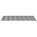 Dischi Quadrati 4 pcs Argento 70 x 40 cm Alluminio - Foto miniatura 4