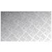 Dischi Quadrati 4 pcs Argento 70 x 40 cm Alluminio - Foto miniatura 5