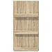 Scaffale per riviste Rovere Sonoma 51 x 11 x 102 cm - Foto miniatura 5