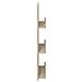 Scaffale per riviste Rovere Sonoma 51 x 11 x 102 cm - Foto miniatura 6