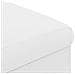 Pouf contenitore Bianco 40 x 40 x 45 cm Pelle sintetica - Foto miniatura 7