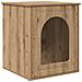 Casa per Gatti Rovere Artigianale 53 x 52 x 62 cm - Foto miniatura 1