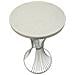 Tavolino Vkh581-argento-marmo-50x50x100 Cm - Foto miniatura 3
