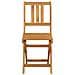 Sedie Bistro da Giardino 4 pcs Naturale 40 x 42 x 85 cm - Foto miniatura 5
