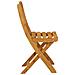 Sedie Bistro da Giardino 4 pcs Naturale 40 x 42 x 85 cm - Foto miniatura 6