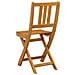 Sedie Bistro da Giardino 4 pcs Naturale 40 x 42 x 85 cm - Foto miniatura 7