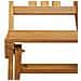 Sedie Bistro da Giardino 4 pcs Naturale 40 x 42 x 85 cm - Foto miniatura 8