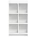Libreria Bianco 59 x 30 x 111 cm Legno ingegnerizzato - Foto miniatura 3