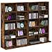 Mobile per CD 2 pz Rovere Fumo 65 x 23,5 x 97,5 cm - Foto miniatura 3
