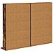 Mobile per CD 2 pz Rovere Fumo 65 x 23,5 x 97,5 cm - Foto miniatura 8
