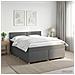 Letto box spring con materasso Grigio Scuro 140 x 200 cm - Foto miniatura 2