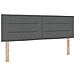 Letto box spring con materasso Grigio Scuro 140 x 200 cm - Foto miniatura 5