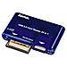 Lettore USB 2.0 con Cavo 35 in 1 Blu - Foto miniatura 2