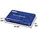 Lettore USB 2.0 con Cavo 35 in 1 Blu - Foto miniatura 3