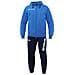 Tuta King Completo Di Giacca Con Zip Manica Lunga Con Cappuccio E Pantalone Colore Azzurro / blu Taglia L - Foto miniatura 1