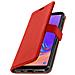 Custodia Samsung Galaxy A7 2018 Flip Cover Silicone Supporto Video Rosso - Foto miniatura 2