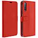 Custodia Samsung Galaxy A7 2018 Flip Cover Silicone Supporto Video Rosso - Foto miniatura 1