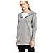 Felpa Donna Train Logo Full Zip Hoodie - Taglia: M - Colore: Grigio - Foto miniatura 1