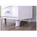 105933 Scrivania Per Computer Con Tre Cassetti Bianco Opaco Effetto Legno Bianco - Foto miniatura 5