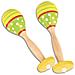 Strumenti musicali giocattolo56 2010 - Maracas In Legno Colorate - Foto miniatura 1