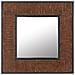 Specchio Da Muro In Legno Marrone 60 X 60 Cm Boise - Foto miniatura 1