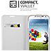 Custodia Compatibile Con Samsung Galaxy S4 In Classy Argento - Coperchio Protettiva Con Chiusura Magnetica, Funzione Stand E Tasca Per Le Carte - Foto miniatura 7