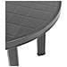 Tavolo Da Giardino Antracite 89 Cm In Plastica - Foto miniatura 4