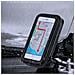 Supporto Moto /scooter Smartphone Fissaggio Specchietto Impermeabile - Foto miniatura 5