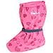 Copristivali Antipioggia Con Fodera In Pile-cuori, Copriscarpe Impermeabili Unisex - Bambini, Rosa Pink 18, S - Foto miniatura 2
