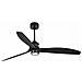 Ventilatore Da Soffitto A Led Nero Opaco Con Motore Cc, 3000k - Foto miniatura 2