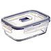Josef Mäser Gmbh Luminarc Serie Pure Box 252547 - Set Da 3 Contenitori (1 X 38cl, 1 X 82cl, 1 X 122cl) Per Alimenti Di Forma Rettangolare, Con Coperchio Attivo - Foto miniatura 3
