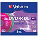 Supporto registrabile DVD 43682 - DVD+R DL - 8x - 8,50 GB - 5 Pacco Slim Jewel Case - 120mm - 4 Ora Tempo di registrazione massimo - Foto miniatura 3